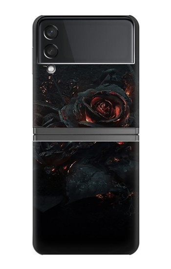 W3672 Burned Rose Case Cover Custodia e Flip Case per Samsung Galaxy Z Flip 4