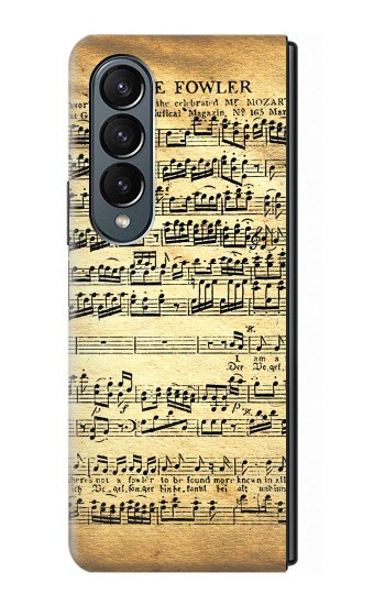 W2667 The Fowler Mozart Music Sheet Case Cover Custodia e Flip Case per Samsung Galaxy Z Fold 4 W2667 The Fowler Mozart Music Sheet Case Cover Custodia e Flip Case per Samsung Galaxy Z Fold 4
