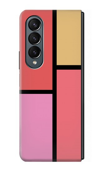 W2795 Cheek Palette Color Case Cover Custodia e Flip Case per Samsung Galaxy Z Fold 4