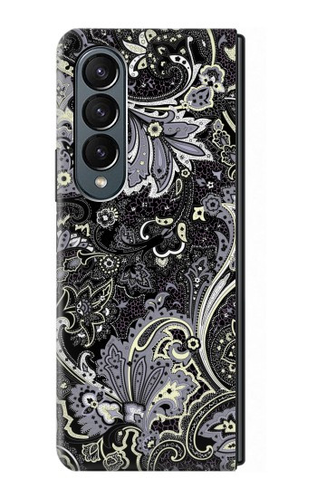 W3251 Batik Flower Pattern Case Cover Custodia e Flip Case per Samsung Galaxy Z Fold 4