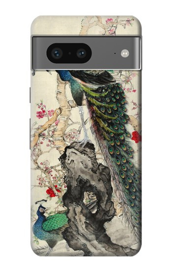W2086 Peacock Painting Case Cover Custodia e Flip Case per Google Pixel 7