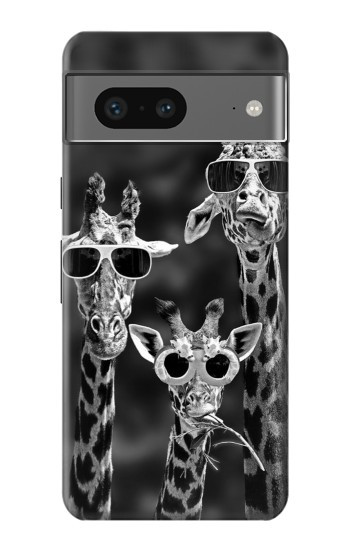 W2327 Giraffes With Sunglasses Case Cover Custodia e Flip Case per Google Pixel 7