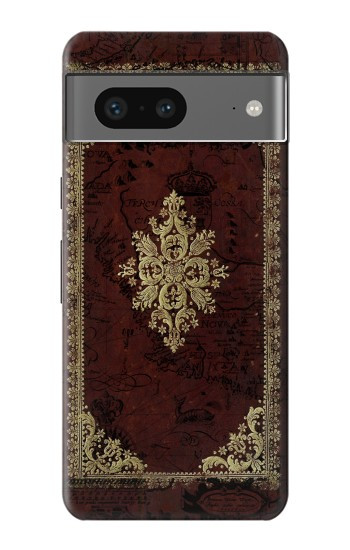 W3014 Vintage Map Book Cover Case Cover Custodia e Flip Case per Google Pixel 7