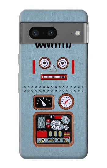 W3040 Retro Robot Toy Case Cover Custodia e Flip Case per Google Pixel 7