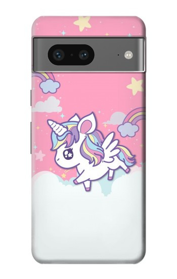 W3518 Unicorn Cartoon Case Cover Custodia e Flip Case per Google Pixel 7