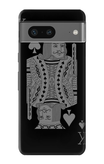 W3520 Black King Spade Case Cover Custodia e Flip Case per Google Pixel 7