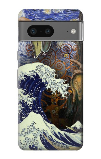 W3851 World of Art Van Gogh Hokusai Da Vinci Case Cover Custodia e Flip Case per Google Pixel 7