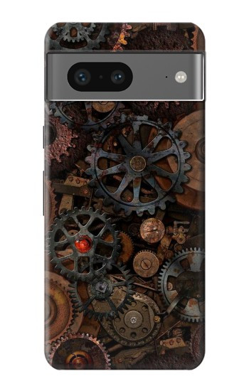 W3884 Steampunk Mechanical Gears Case Cover Custodia e Flip Case per Google Pixel 7