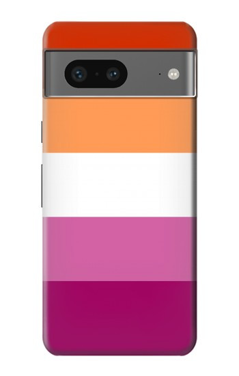 W3887 Lesbian Pride Flag Case Cover Custodia e Flip Case per Google Pixel 7