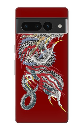 W2104 Yakuza Dragon Tattoo Case Cover Custodia e Flip Case per Google Pixel 7 Pro