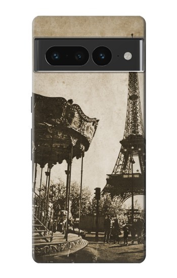 W2174 Eiffel Tower Vintage Paris Case Cover Custodia e Flip Case per Google Pixel 7 Pro