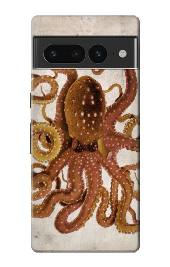 W2801 Vintage Octopus Case Cover Custodia e Flip Case per Google Pixel 7 Pro