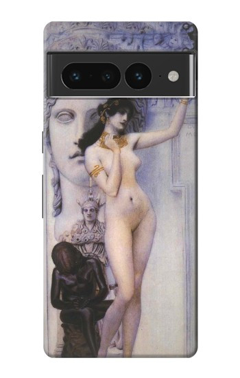W3353 Gustav Klimt Allegory of Sculpture Case Cover Custodia e Flip Case per Google Pixel 7 Pro W3353 Gustav Klimt Allegory of Sculpture Case Cover Custodia e Flip Case per Google Pixel 7 Pro
