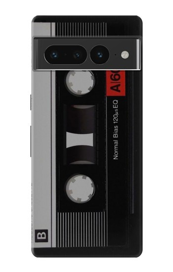 W3516 Vintage Cassette Tape Case Cover Custodia e Flip Case per Google Pixel 7 Pro