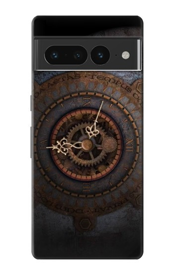 W3908 Vintage Clock Case Cover Custodia e Flip Case per Google Pixel 7 Pro