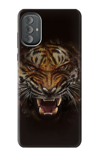W0575 Tiger Face Case Cover Custodia e Flip Case per Motorola Moto G Power 2022, G Play 2023