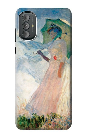 W0998 Claude Monet Woman with a Parasol Case Cover Custodia e Flip Case per Motorola Moto G Power 2022, G Play 2023