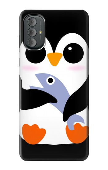 W2631 Cute Baby Penguin Case Cover Custodia e Flip Case per Motorola Moto G Power 2022, G Play 2023