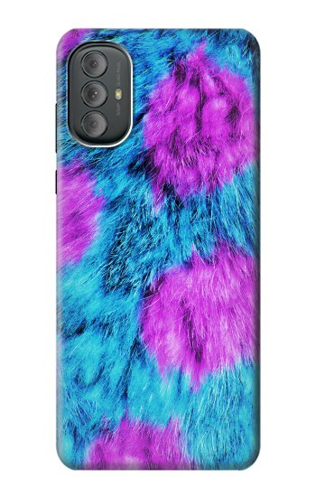 W2757 Monster Fur Skin Pattern Graphic Case Cover Custodia e Flip Case per Motorola Moto G Power 2022, G Play 2023