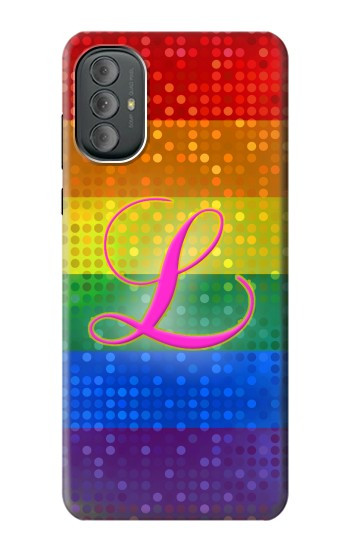 W2900 Rainbow LGBT Lesbian Pride Flag Case Cover Custodia e Flip Case per Motorola Moto G Power 2022, G Play 2023