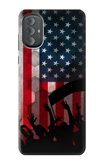W2989 USA America Soccer Case Cover Custodia e Flip Case per Motorola Moto G Power 2022, G Play 2023