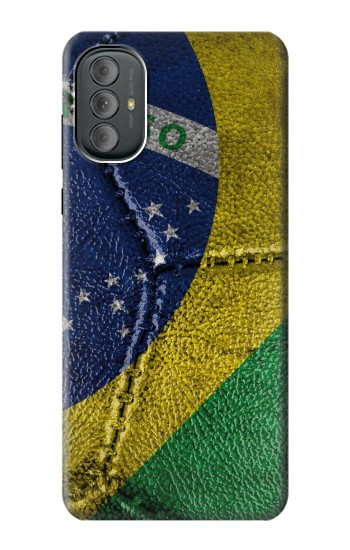 W3297 Brazil Flag Vintage Football Graphic Case Cover Custodia e Flip Case per Motorola Moto G Power 2022, G Play 2023