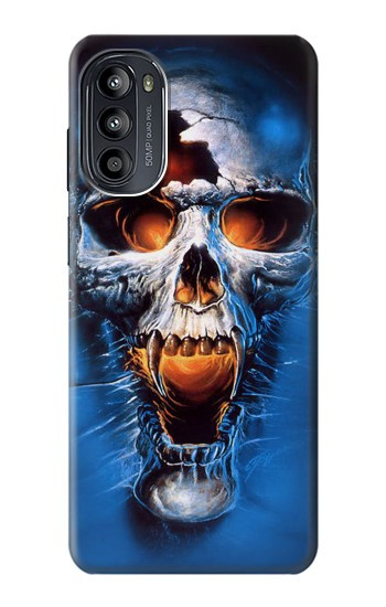 W1462 Vampire Skull Case Cover Custodia e Flip Case per Motorola Moto G52, G82 5G