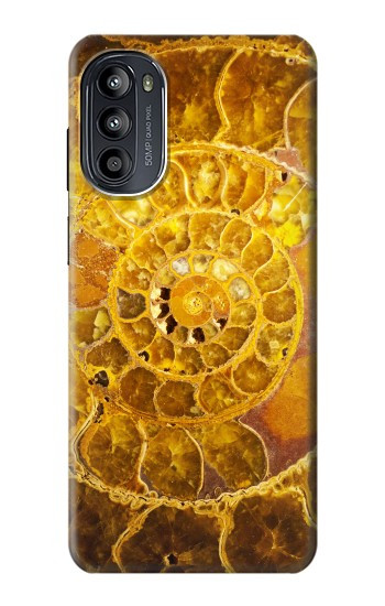 W1789 Ammonite Fossils Case Cover Custodia e Flip Case per Motorola Moto G52, G82 5G