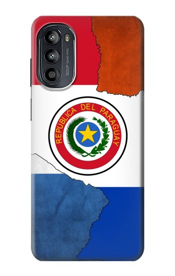 W3017 Paraguay Flag Case Cover Custodia e Flip Case per Motorola Moto G52, G82 5G
