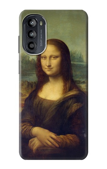 W3038 Mona Lisa Da Vinci Painting Case Cover Custodia e Flip Case per Motorola Moto G52, G82 5G