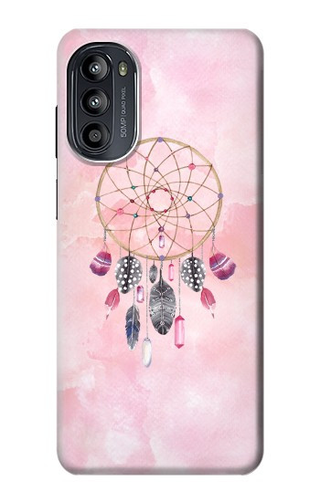 W3094 Dreamcatcher Watercolor Painting Case Cover Custodia e Flip Case per Motorola Moto G52, G82 5G