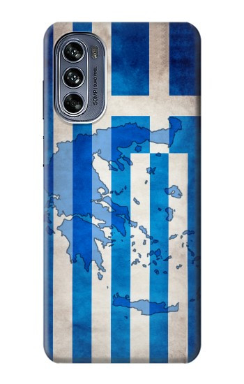 W2970 Greece Football Soccer Case Cover Custodia e Flip Case per Motorola Moto G62 5G
