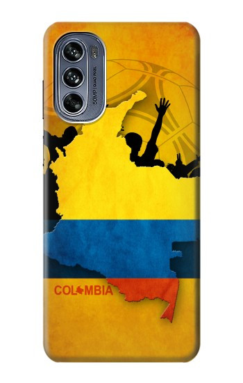 W2996 Colombia Football Soccer Case Cover Custodia e Flip Case per Motorola Moto G62 5G
