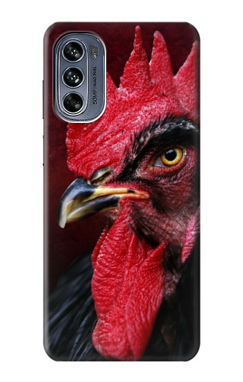 W3797 Chicken Rooster Case Cover Custodia e Flip Case per Motorola Moto G62 5G