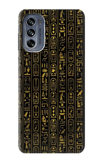 W3869 Ancient Egyptian Hieroglyphic Case Cover Custodia e Flip Case per Motorola Moto G62 5G