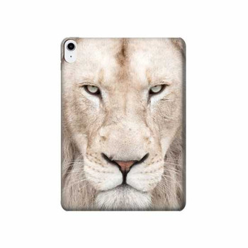 W2399 White Lion Face Tablet Case Cover Custodia per iPad 10.9 (2025,2022)