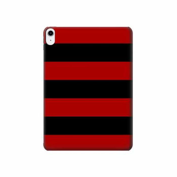 W2638 Black and Red Striped Tablet Case Cover Custodia per iPad 10.9 (2025,2022)