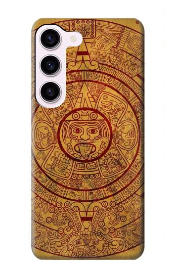 W0692 Mayan Calendar Case Cover Custodia e Flip Case per Samsung Galaxy S23