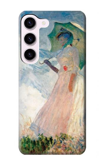 W0998 Claude Monet Woman with a Parasol Case Cover Custodia e Flip Case per Samsung Galaxy S23