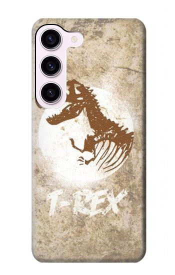W2372 T-Rex Jurassic Fossil Case Cover Custodia e Flip Case per Samsung Galaxy S23
