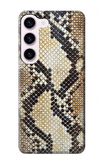 W2703 Snake Skin Texture Graphic Printed Case Cover Custodia e Flip Case per Samsung Galaxy S23