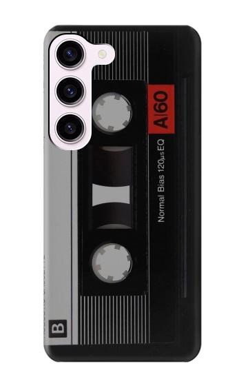 W3516 Vintage Cassette Tape Case Cover Custodia e Flip Case per Samsung Galaxy S23