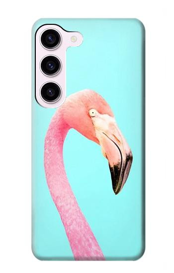 W3708 Pink Flamingo Case Cover Custodia e Flip Case per Samsung Galaxy S23