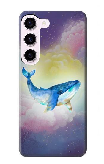 W3802 Dream Whale Pastel Fantasy Case Cover Custodia e Flip Case per Samsung Galaxy S23
