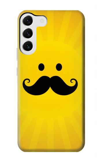 W1145 Yellow Mustache Sun Case Cover Custodia e Flip Case per Samsung Galaxy S23 Plus
