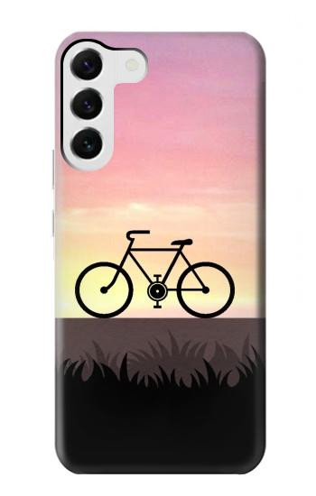 W3252 Bicycle Sunset Case Cover Custodia e Flip Case per Samsung Galaxy S23 Plus