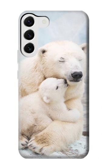 W3373 Polar Bear Hug Family Case Cover Custodia e Flip Case per Samsung Galaxy S23 Plus