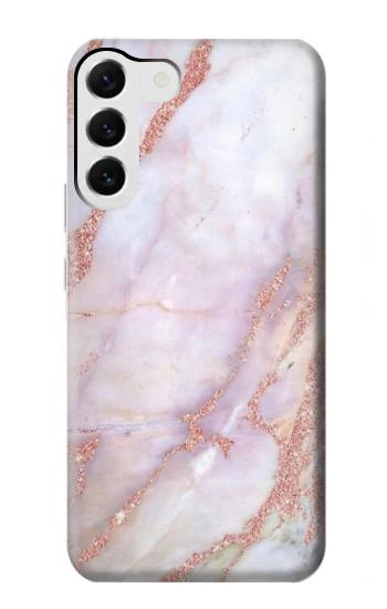 W3482 Soft Pink Marble Graphic Print Case Cover Custodia e Flip Case per Samsung Galaxy S23 Plus
