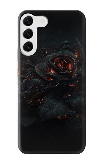 W3672 Burned Rose Case Cover Custodia e Flip Case per Samsung Galaxy S23 Plus
