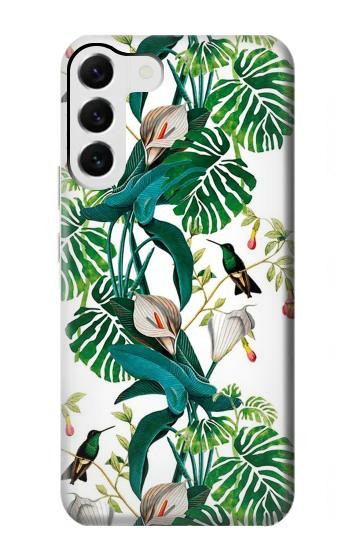 W3697 Leaf Life Birds Case Cover Custodia e Flip Case per Samsung Galaxy S23 Plus